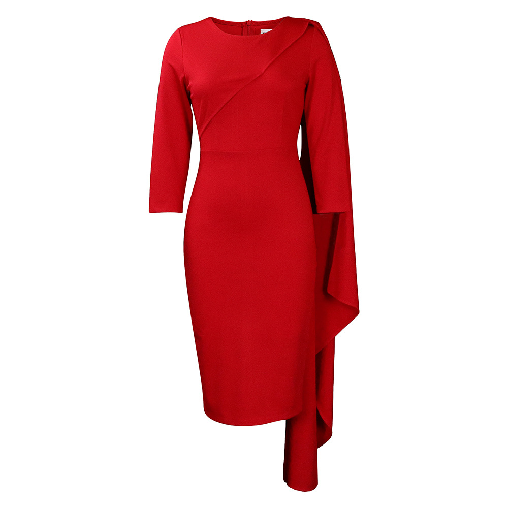 Women's Elegant Solid Color Dress