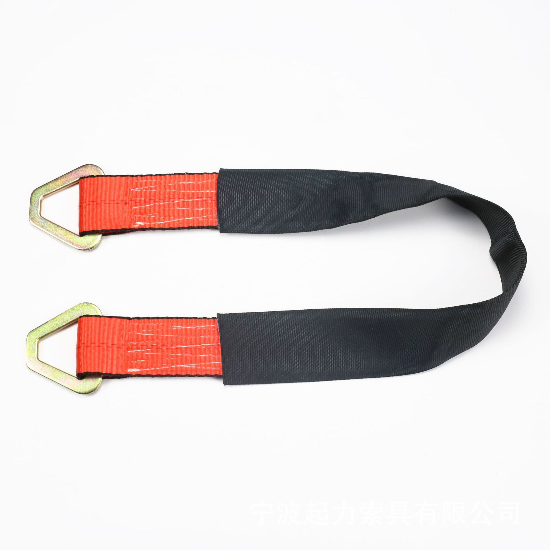 汽车越野拖车带高应急救援绳收紧带三角环