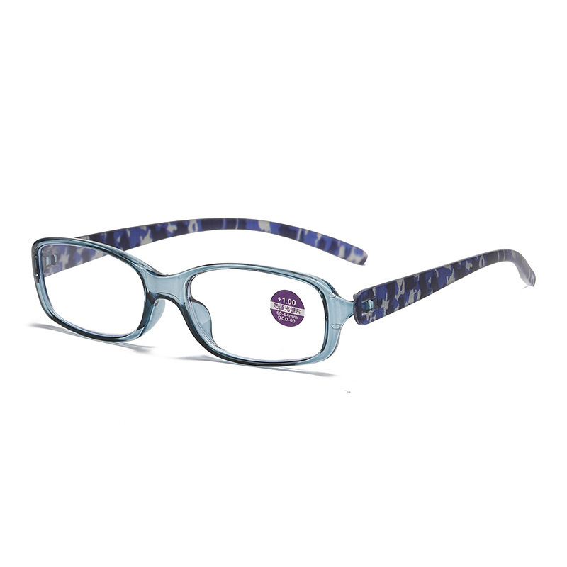 Nuevas gafas de presbicia de luz anti-azul para mujeres de moda sin tornillo envuelto en flores gafas de presbicia de mediana edad y ancianos gafas de PC HD para ancianos