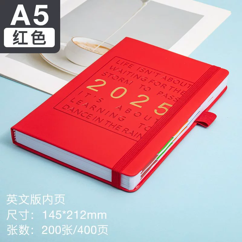 Laptop Cross-border 2025 Schedule 365 Day Notepad Planner Planner Amazon Calendar