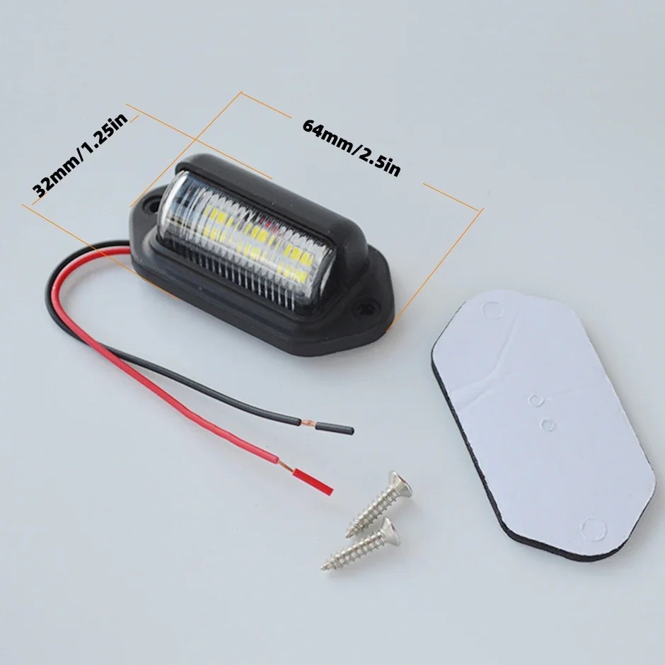 Led Light Bulbs for Car Door Step Lights 12V/24V and Side View License Plate Lights Suitable for Cars, Suvs, Trucks, and Box Trailers