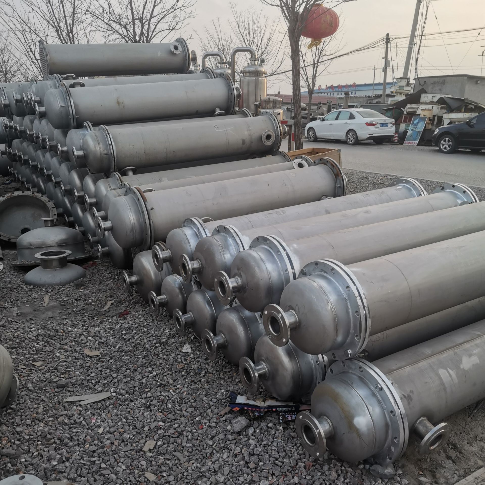 鑫昌九成新30平方304材质不锈钢列管高效冷凝器