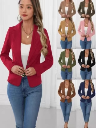2026 Amazon WISH Bestseller Women's High-End Solid Color Blazer