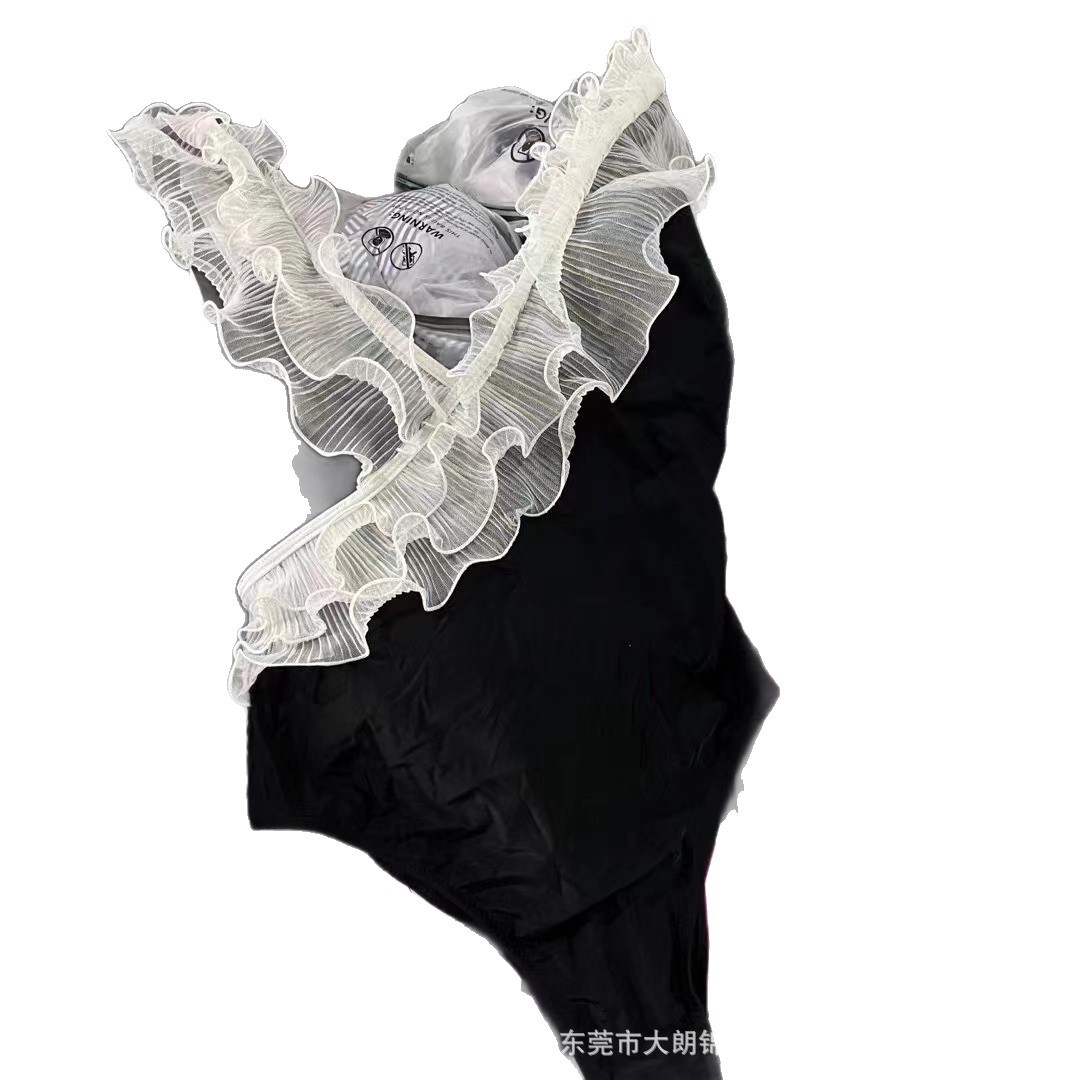 Shein bikini comercio exterior europeo y americano sexy traje de baño de una pieza traje de bikini cola productos al por mayor swimsuit