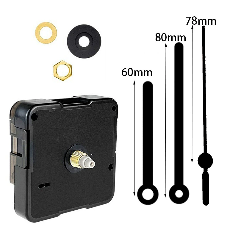 Children's science and education clock movement jumping second quartz clock movement DIY puzzle clock movement creative hanging clock movement