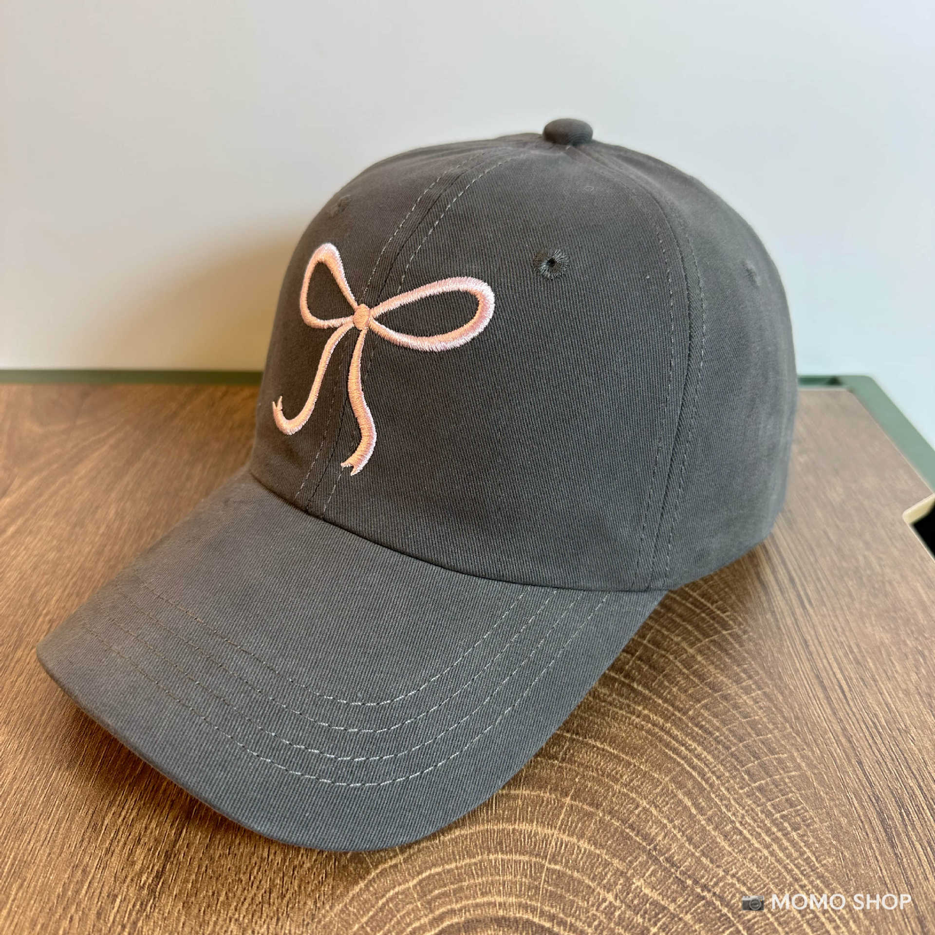 Cute Bow Pink / Denim Baseball Cap