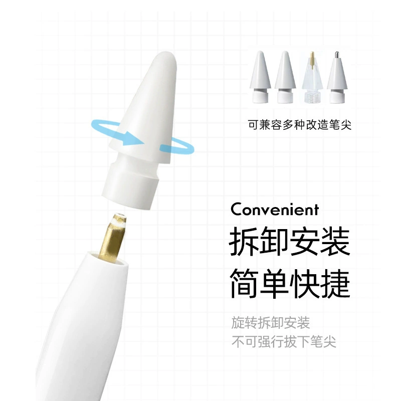 Активная стилус для iPad, магнитное всасывание, совместимо с Apple Pencil второго поколения, планшетный сенсорный экран, безошибочный сенсорный вход