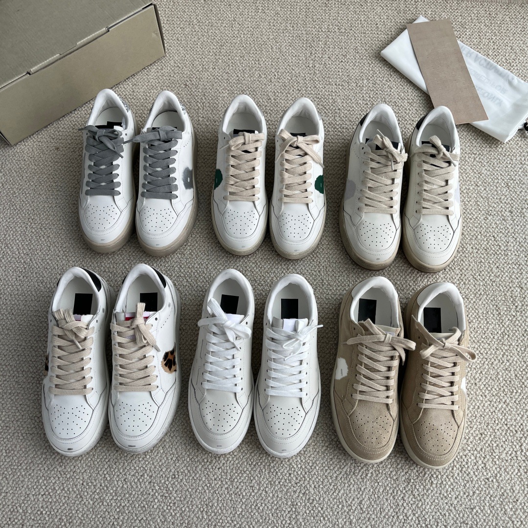 Classic retro sneakers with hidden heel platform with shoelaces, Collection Year 2026, with a vintage distressed effect, genuine leather