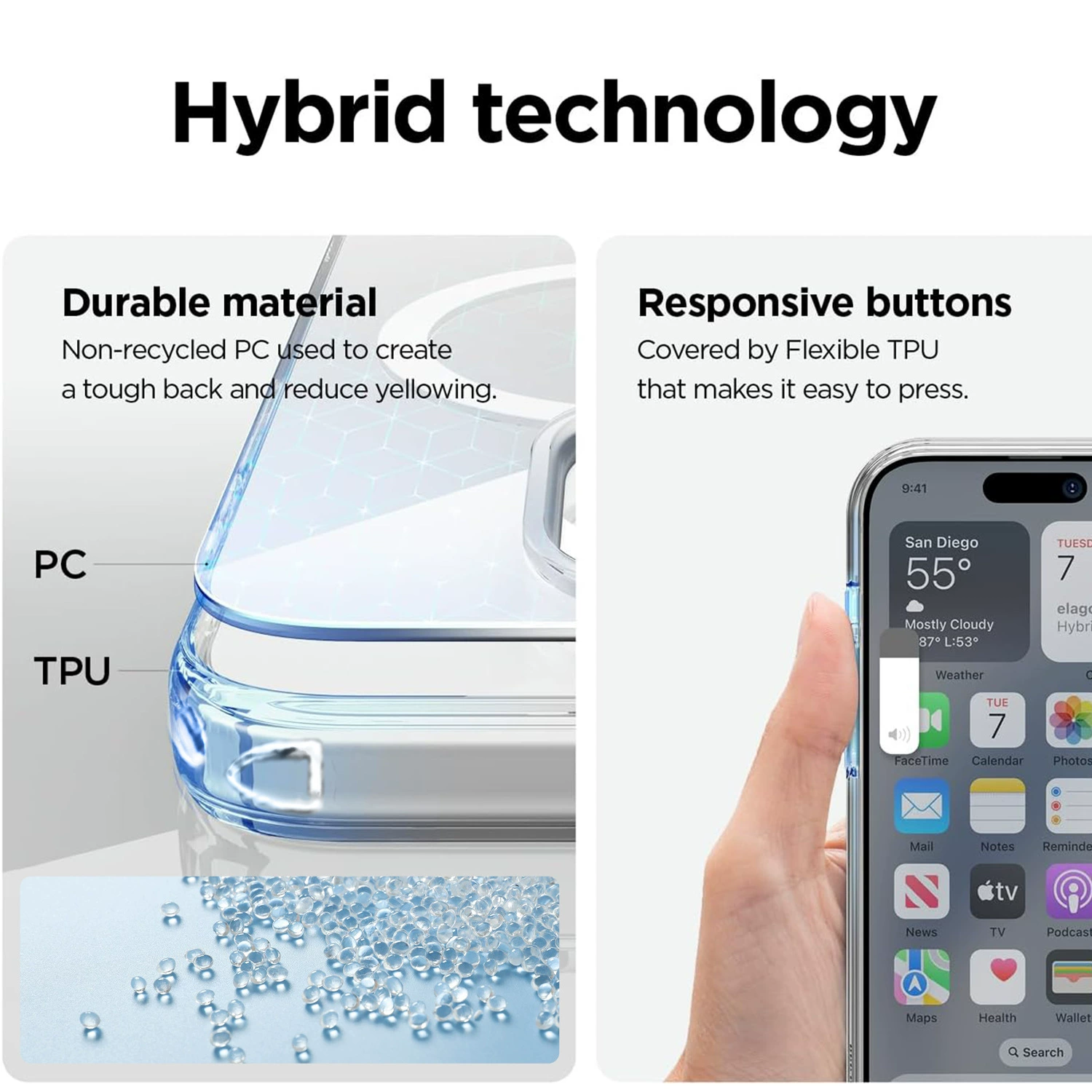 Совместимый чехол для телефона Apple, iPhone 16, iPhone16 Pro, прозрачный защитный чехол, iphone
