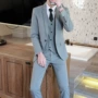婚礼男士修身韩版三件套