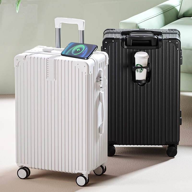 Maleta Marco de aluminio 20 Maleta trolley Rueda universal 24 Maleta para estudiantes masculinos y femeninos 26 Caja de contraseña Gran capacidad 29 pulgadas