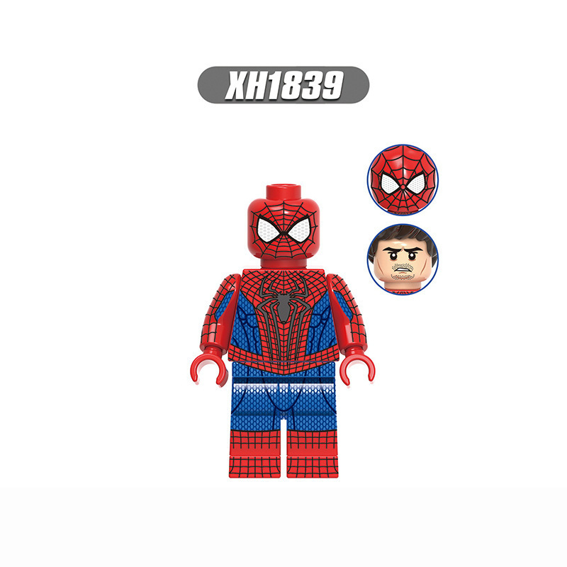 国境を越えた卸売ホットセール互換性のあるレゴスパイダーマンミニフィギュアシリーズ子供の教育用組み立て式小さな粒子ビルディングブロックおもちゃ|undefined