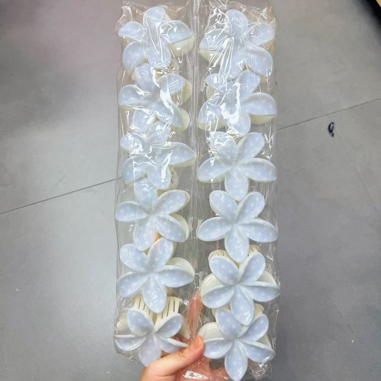 Europa y los Estados Unidos explotaron 8CM huevo flores clip de cabello de alta calidad para mujeres agarrar el cabello de tiburón color caramelo transfronterizo agarrar clip de cabello