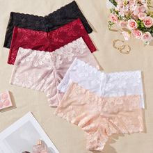 Plus size panties lace boyshortŮʿ��aƽ�ǃ�ѝ �羳��̱���