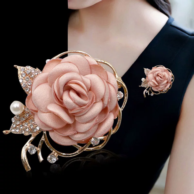 Cloth for bride lapel pin, fashionable brooch, universal pin, accessory, Korean style