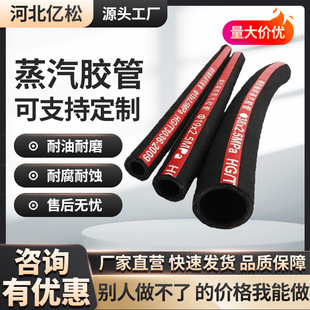 Supply of Steel Wire Steam Hose High Temperature and Oil Resistant Clip Cloth Hose Water Pipe Sand Blasting Pipe