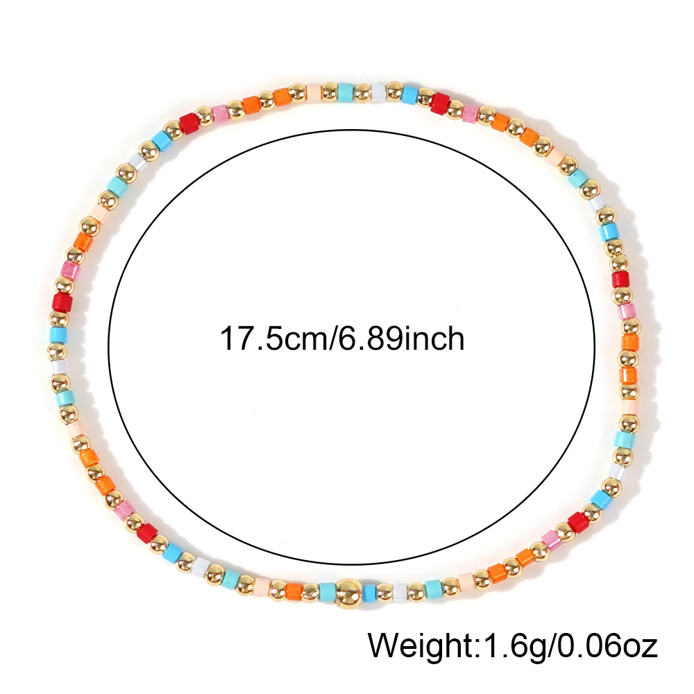 Simple Style, Classic Style Style Simple Style Classic Style Round Glass/Colored Glaze Wholesale Bracelets