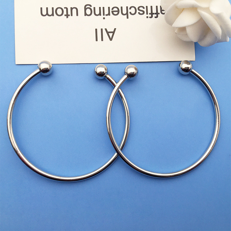 1 pulsera panjia pulsera de cuentas de agujero grande hecha a mano hecha en casa ajustable joyería hecha a mano DIY collar pulsera Accesorios