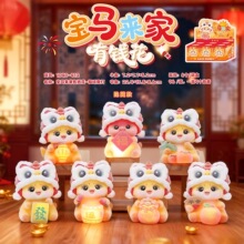 宝马来家有米花盲盒带灯新年礼品摆件潮玩手办家庭装饰生日礼物