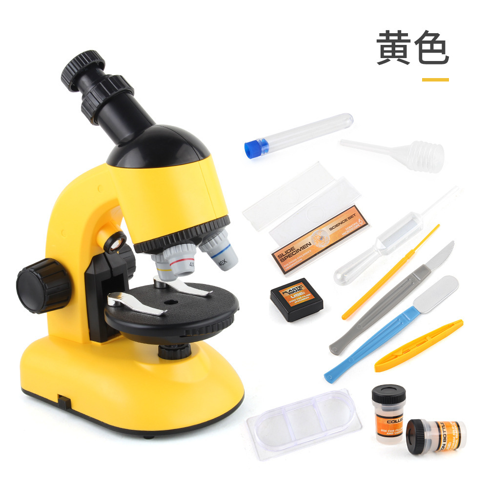 NO.XD168-002 노란색 현미경 [과학실험세트]