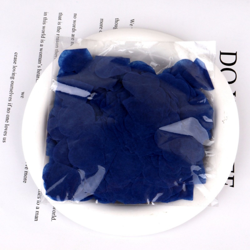 10g colorido 2.5cm confeti de amor fiesta de bodas de San Valentín sosteniendo pétalos globos transparentes relleno de bola de olas