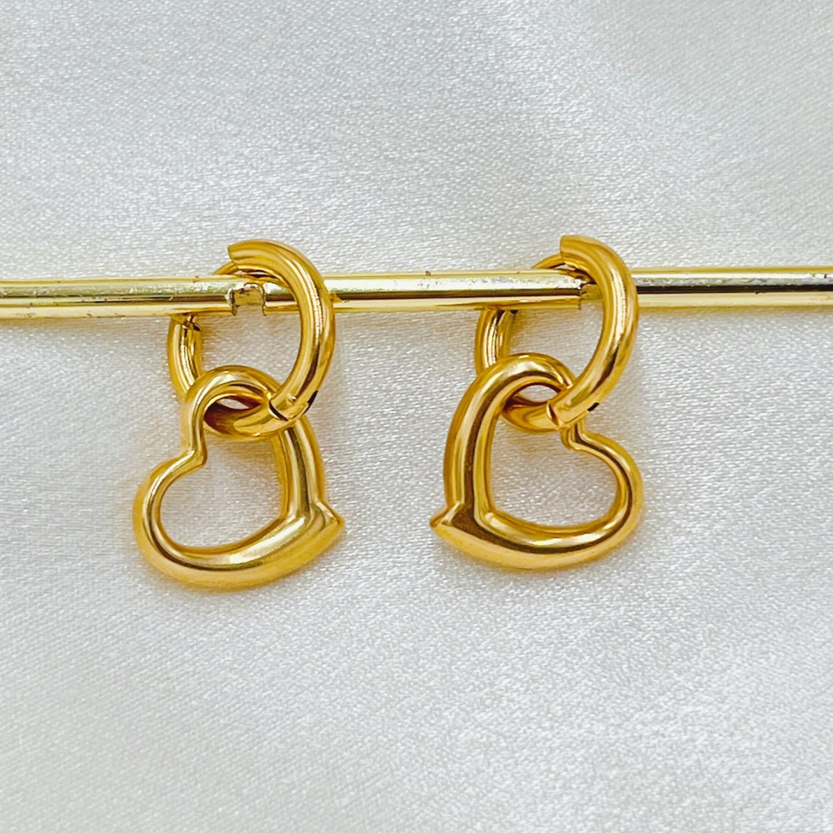 1 Par Casual Estilo Simple Ropa De Calle Geométrico Enchapado Acero Inoxidable 304 Pendientes De Acero Inoxidable display picture 6