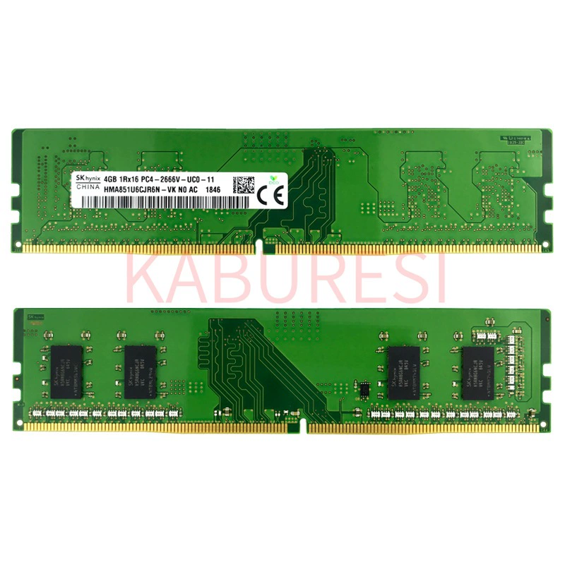 Hynix DDR4 4G 2666MHz планка памяти для настольного компьютера HMA851U6CJR6N-VK