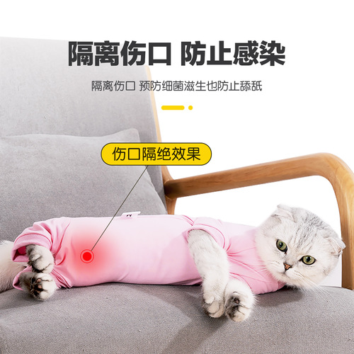 Cat sterilization clothing post-operative recovery recovery weaning anti-licking cat clothing pet post-operative clothing pet clothing cat clothing