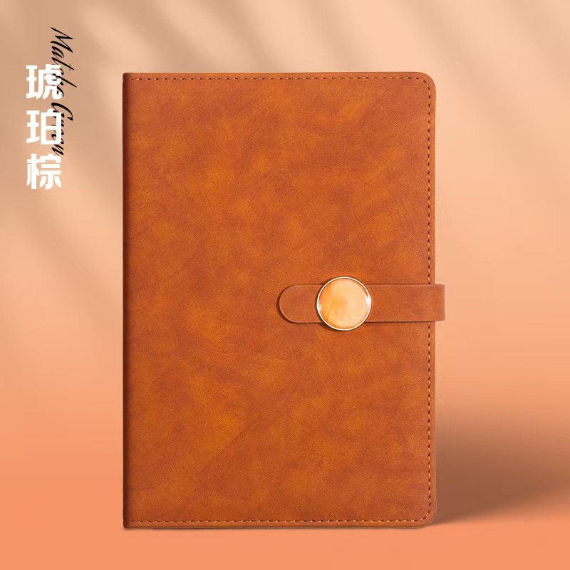 Caja de regalo de cuaderno de negocios A5 con alto valor de cara, nota de la oficina de la empresa, regalo de mano para imprimir logotipo