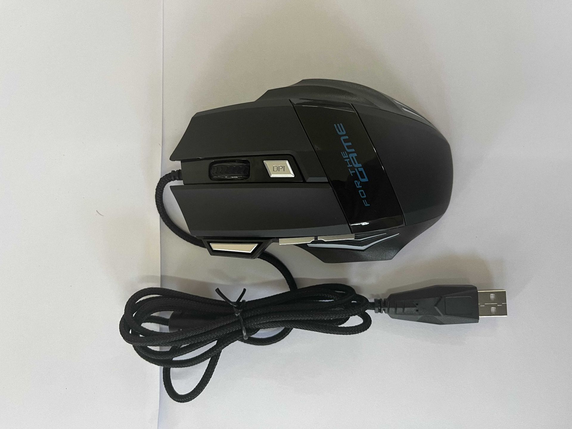 Stock listo del fabricante, venta al por mayor, popular, colorido, luz de respiración, ratón USB X1, ratón luminoso con cable, equipo de deportes electrónicos