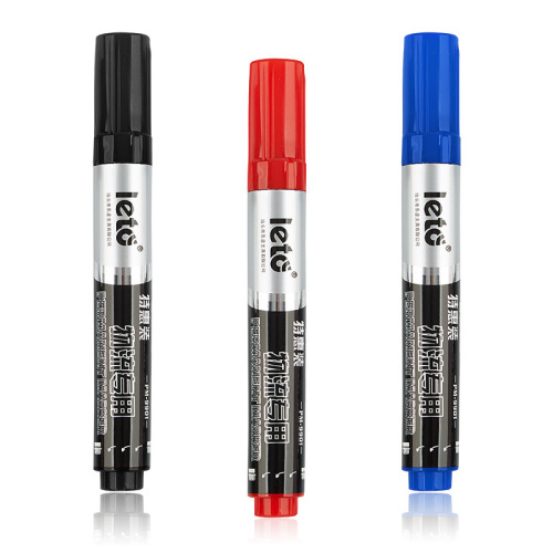 Logistics special marker pen black blue red thick head large capacity large pen waterproof quick drying refillable marker pen