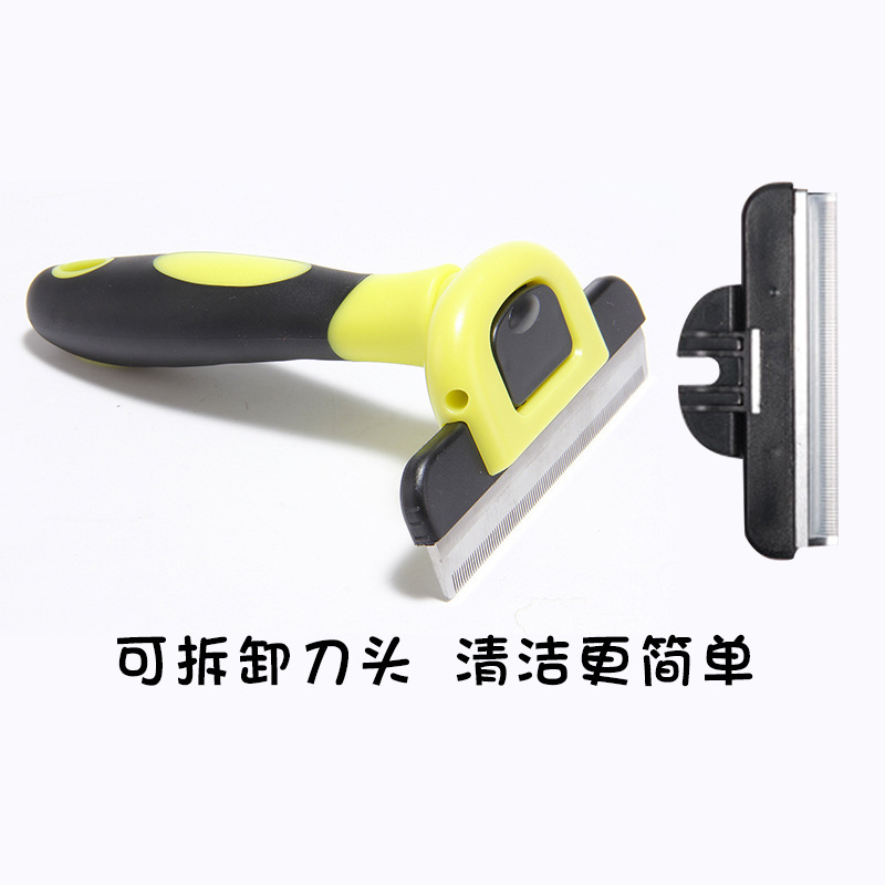 Mascota gato peine limpieza pelo perro peine aguja peine autolimpiante peine depilación aguja fina peine removedor de pelo perro gato suministros para mascotas