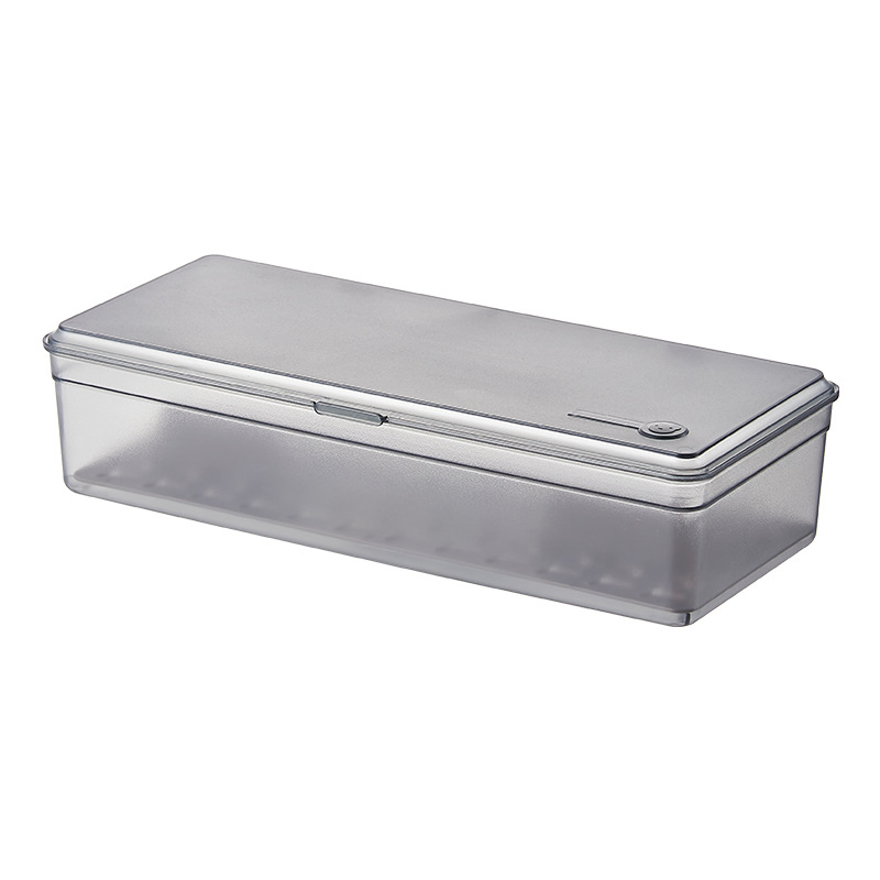 Dustproof chopsticks for home use, spoon, tableware, transparent storage box, drying rack