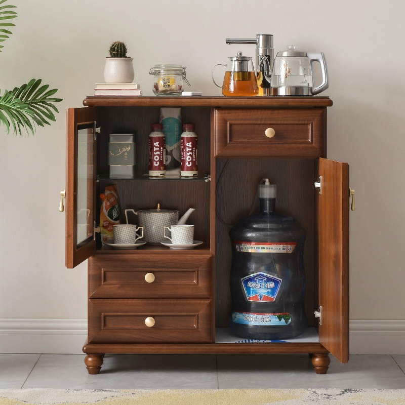 Машина для чайного бара из массива дерева Домашний полностью автоматический интегрированный шкаф 2025 новый китайский шкаф для дезинфекции гостиной умный диспенсер для воды