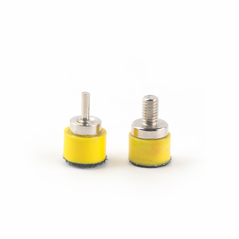 1寸2寸3寸自吸粘盘植绒砂纸抛光轮底盘打磨盘