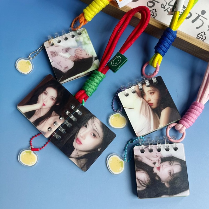 鞠婧祎亚克力连环画明星活页相册挂件彩绳钥匙扣钥匙圈书包挂饰|undefined