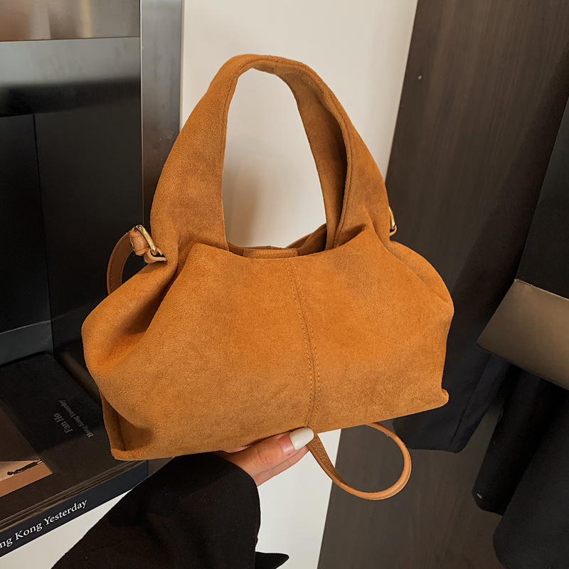 Yunduo Dumpling Bag Women's 2025 Autumn New Fashion Popular Portable Lunch Box Bag French Texture Shoulder Messenger Bag