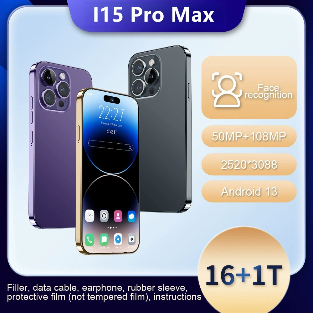(Cross-border trading) умный мобильный телефон, intel core i15, 15promax, Android, 5G, (Physicals)