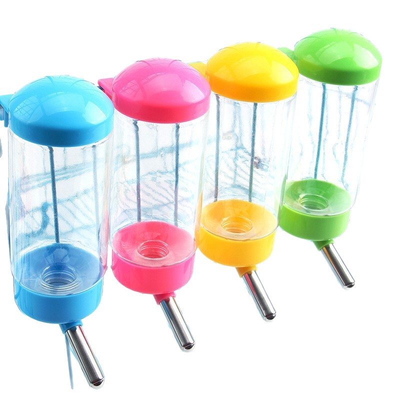 Bebederos para mascotas al por mayor de fábrica, jaulas colgantes, botellas de agua para perros, alimentadores de bolas colgantes, tazas con stock