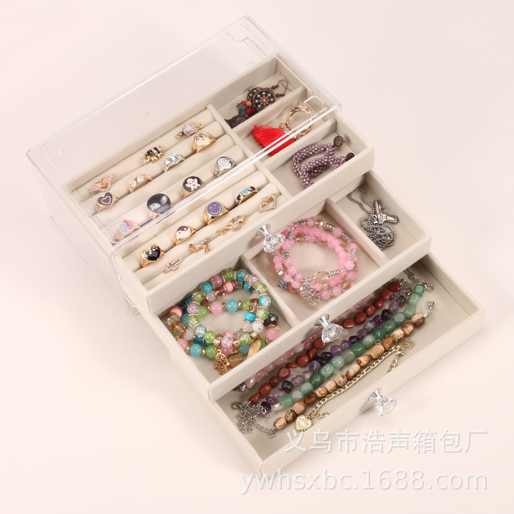 factory direct sales jewelry ornament storage box ear stud and ring earring bracelet storage display stand