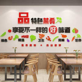网红饭店墙面装饰烧烤餐厅餐饮火锅背景墙壁贴画创意个性玻璃贴纸