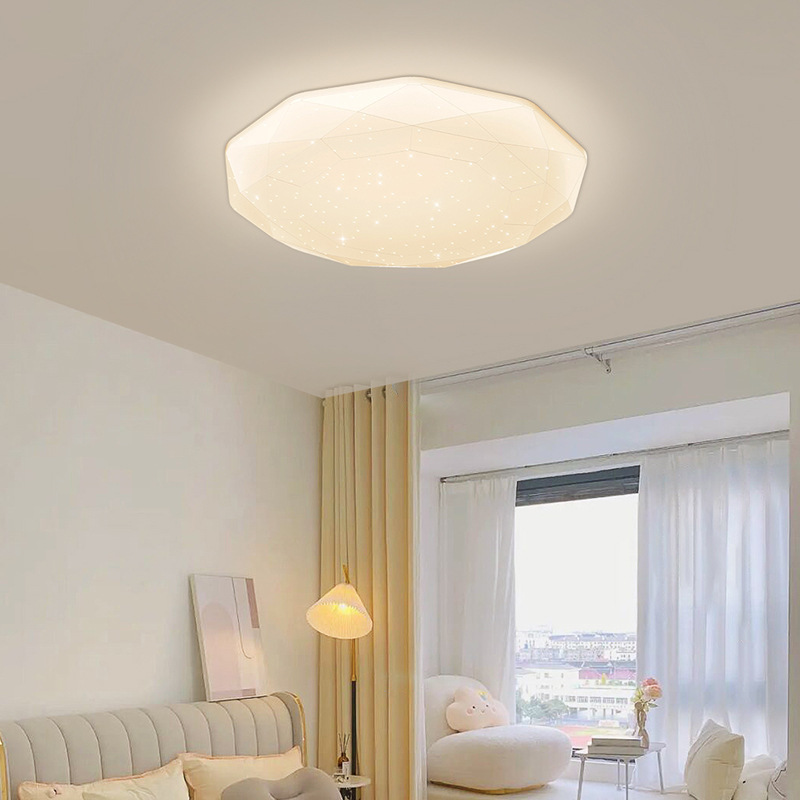 lámpara de techo estudio dormitorio protector de ojos cerrado cielo estrella luz de techo luz de pasillo LEDl puerta de entrada simple
