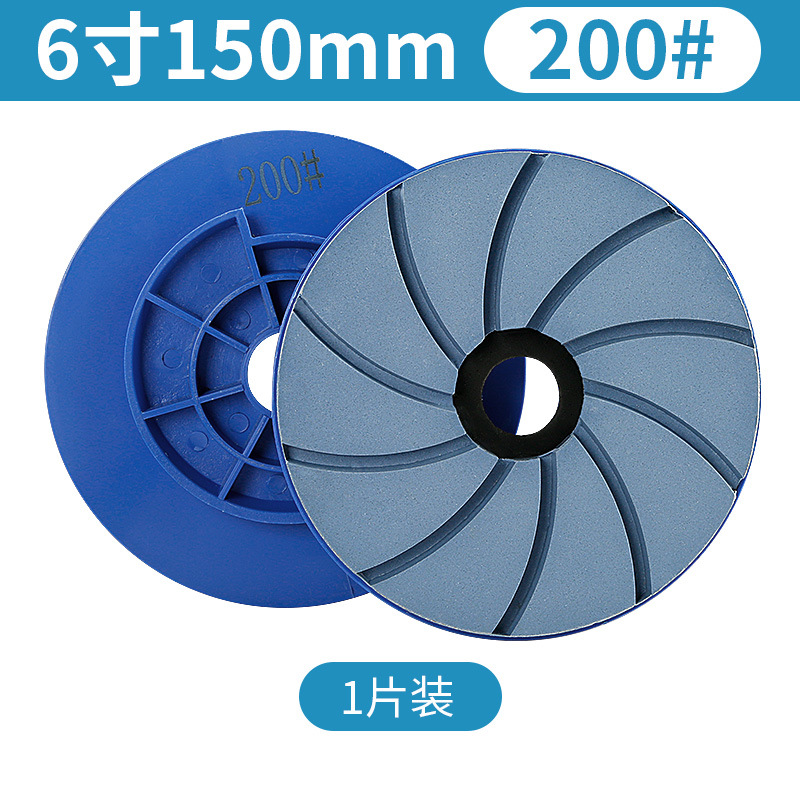 Hoja de pulido de diamante mármol piedra británica granito cerámica renovación Caracol hebilla biselado engrosado hoja de molienda