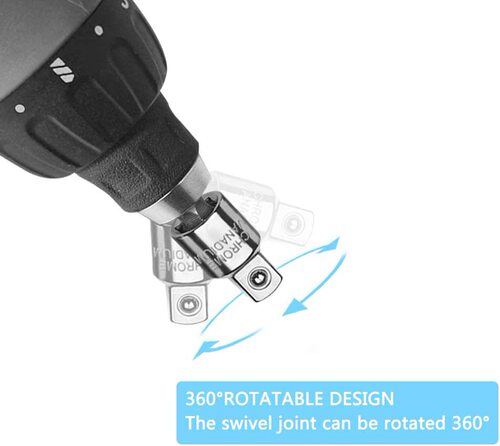 360-degree wind ball universal joint hex handle four-way sleeve universal coupling screwdriver adapter drill bit converter