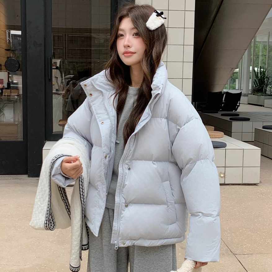 Dupont Triple Protection 95 Safe White Duck down 2025 Winter Short Women's Stand Collar Thickened Multi-Color Casual Puffer Jacket Winter