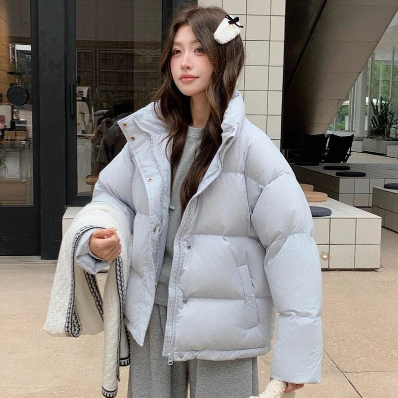 Dupont Triple Protection 95 Safe White Duck down 2025 Winter Short Women's Stand Collar Thickened Multi-Color Casual Puffer Jacket Winter