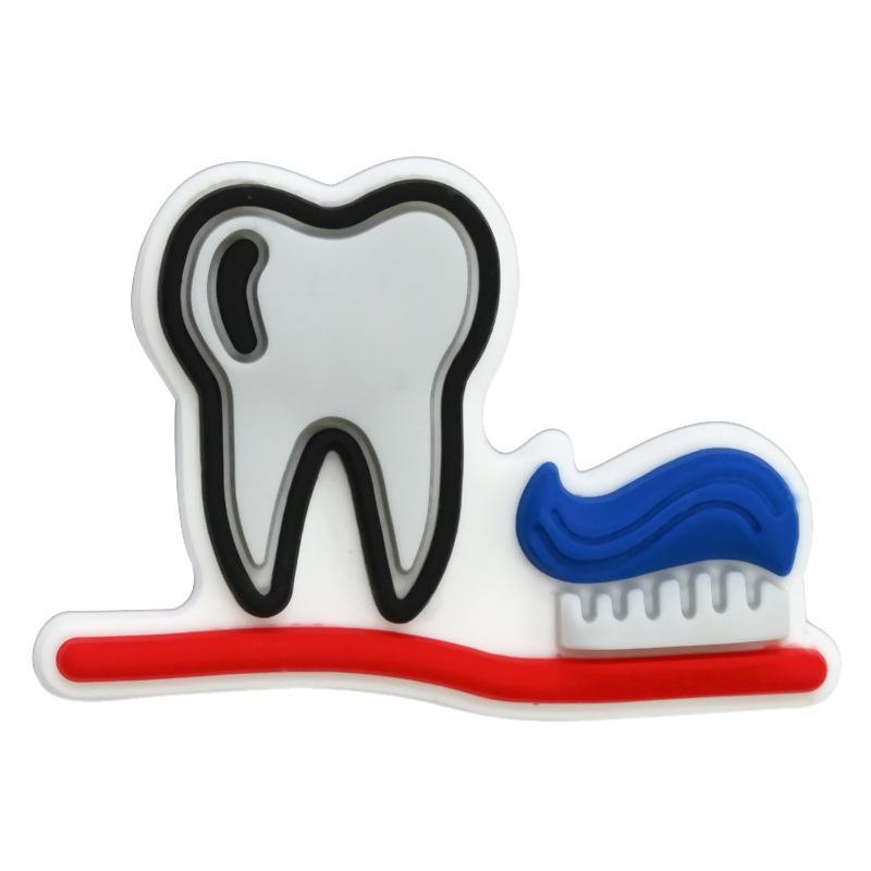 Hebilla de bolsa de agujero, cuidado creativo, zapatos de dientes, accesorios de bolsa de agujero de flor, accesorios de bricolaje, accesorios de zapatos de dibujos animados, accesorios, serie d