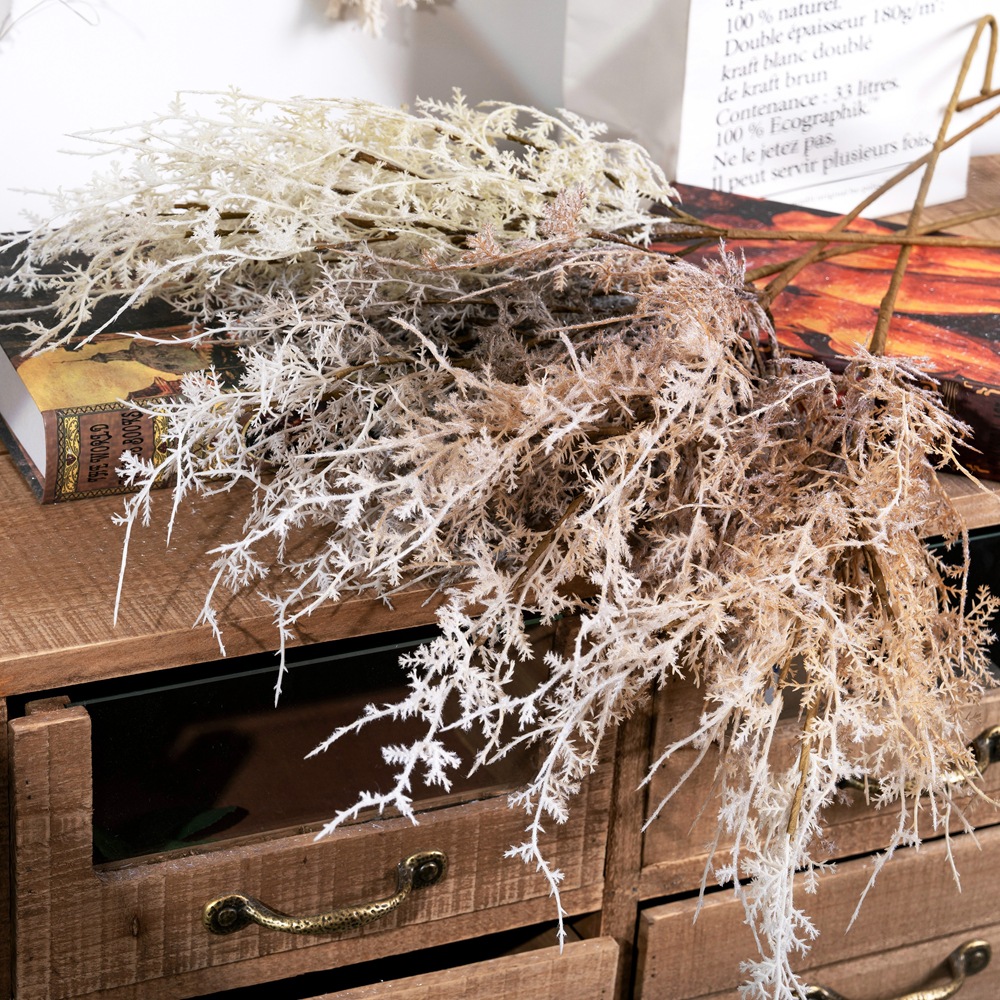 婚慶跨境南央蕨根草INS風仿真花廠家家居裝飾批發假花MW09105