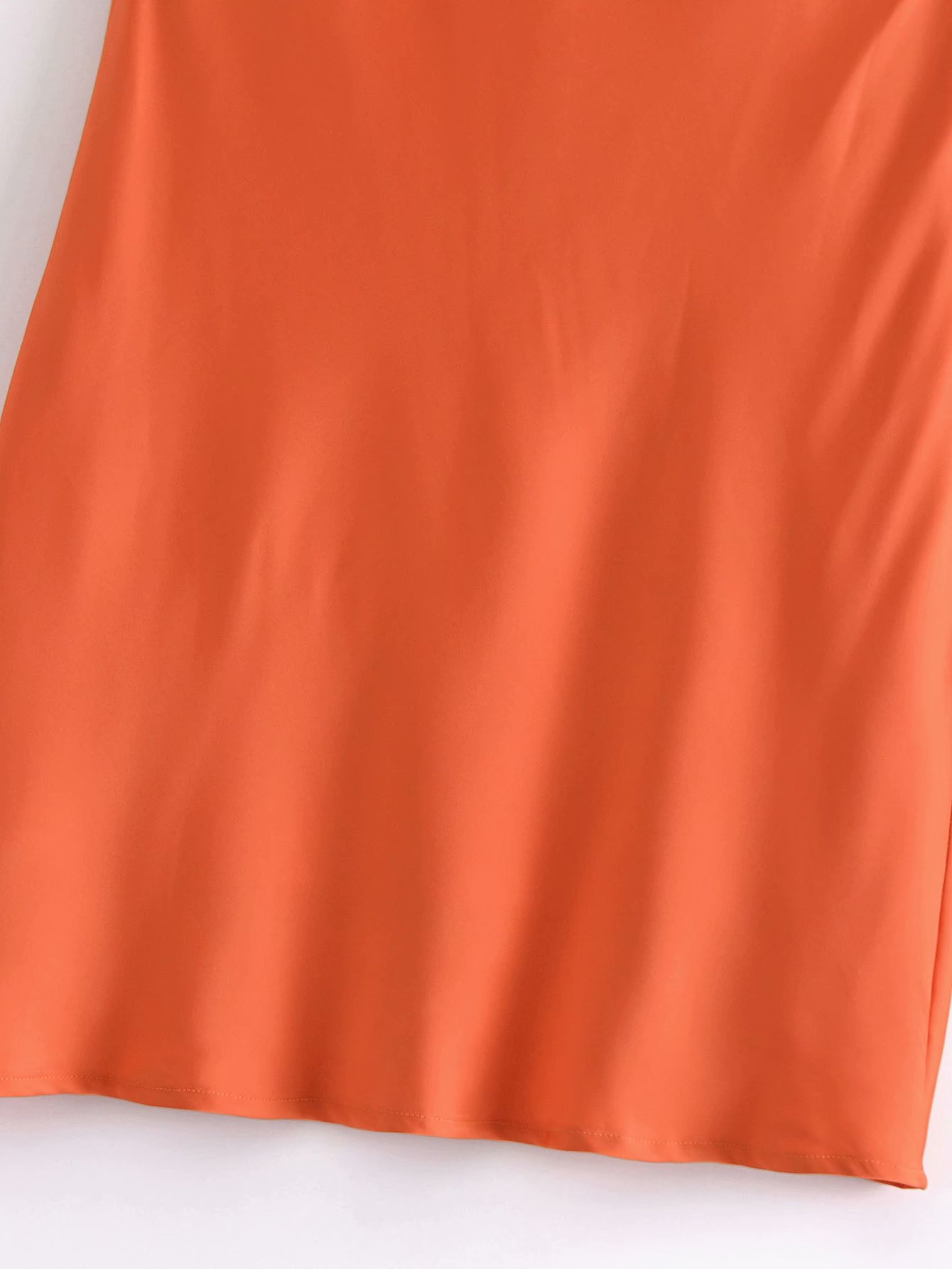 silk satin texture short suspender dress nihaostyles clothing wholesale NSAM72107