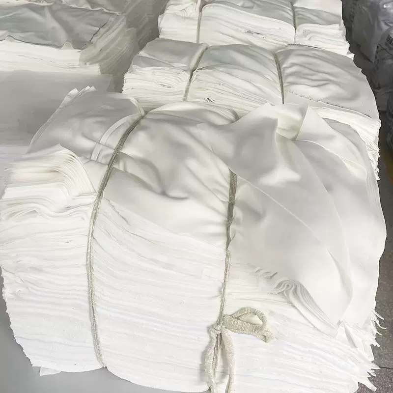 全棉工业擦机布碎步布头吸油吸水不掉毛白色废布擦拭抹布拼布吸污